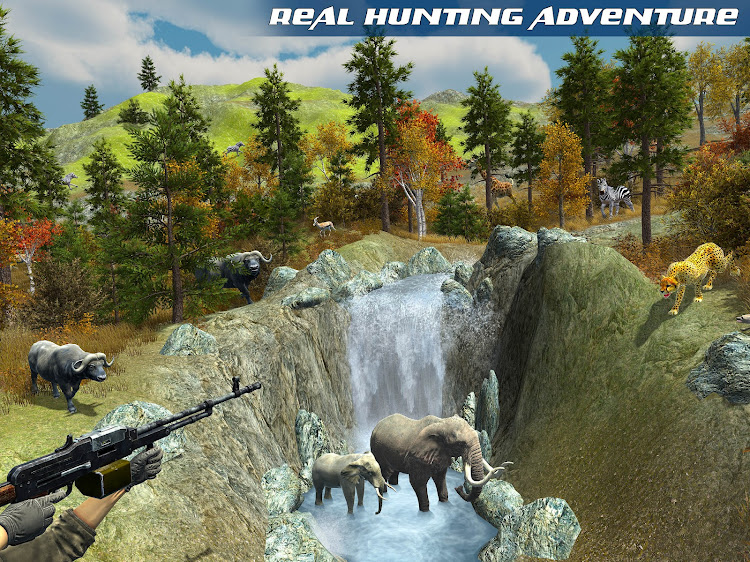 #6. Animal Hunting Safari Shoot (Android) By: Stunt Racing Games