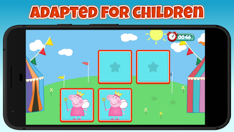 #7. Memory matching game for kids (Android) By: Game Kids App