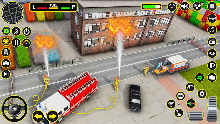 #8. Fire Truck Firefighter Rescue (Android) By: LoopStack Studio