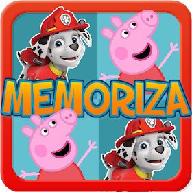 Memory matching game for kids