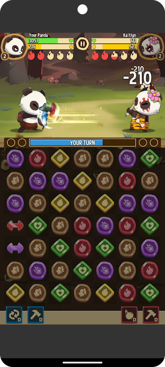 #6. Panda Battle Match (Android) By: Kevin Group