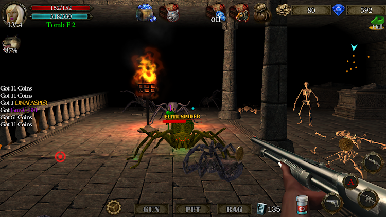 #5. Dungeon Shooter : Dark Temple (Android) By: IMCrazy