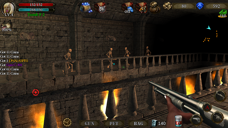 #10. Dungeon Shooter : Dark Temple (Android) By: IMCrazy