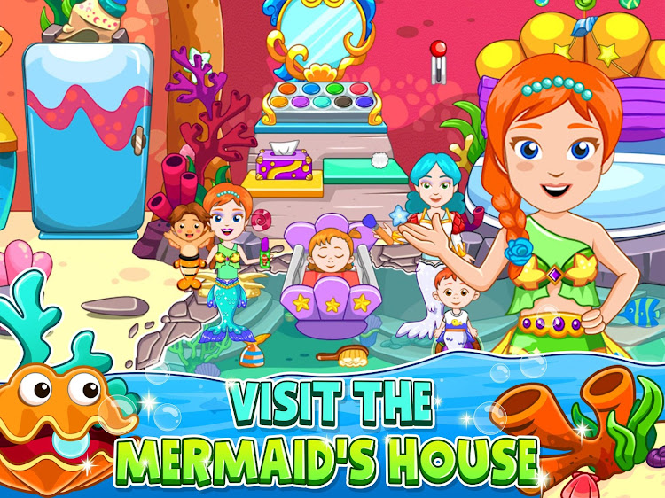 #7. Wonderland : Little Mermaid (Android) By: My Town Games Ltd