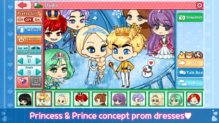 #2. My Prettygirl Story : Dress Up (Android) By: FirstFox Games