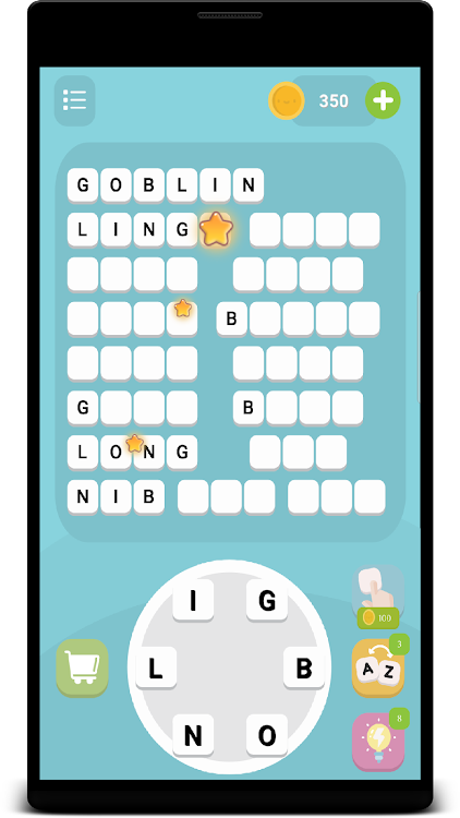 #7. Word Quest: Mini Crossword (Android) By: PocketStar