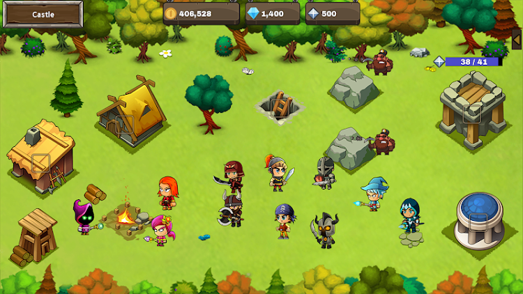 #7. Final Castle Defence:Idle RPG (Android) By: DH GAME