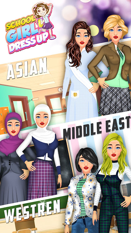 #3. School Girl Fashion Dress Up (Android) By: Game Barrels