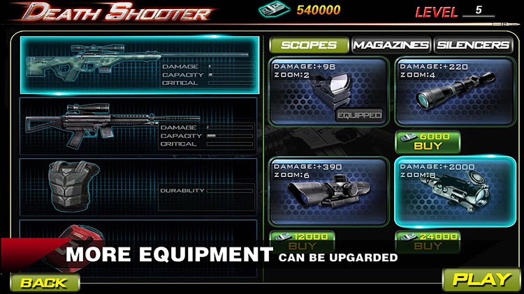 #3. Death Shooter 3D : CS & Zombie (Android) By: Icloudzone Shooter GAMES