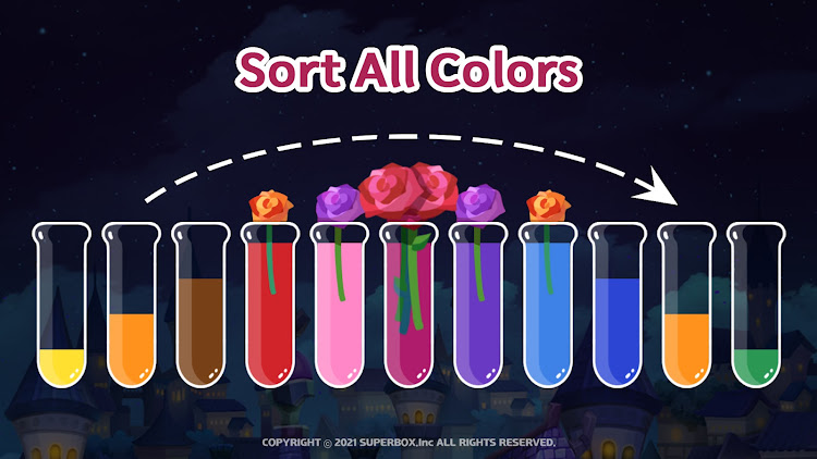 #2. Water Sort Master : Puzzle (Android) By: SUPERBOX Inc