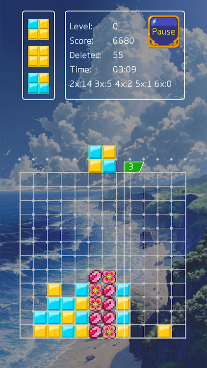 #3. Squares Only: Lumines Quest (Android) By: PocketStar