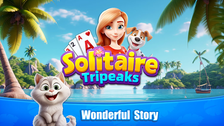 #7. Classic TriPeaks Solitaire (Android) By: wu game and apps