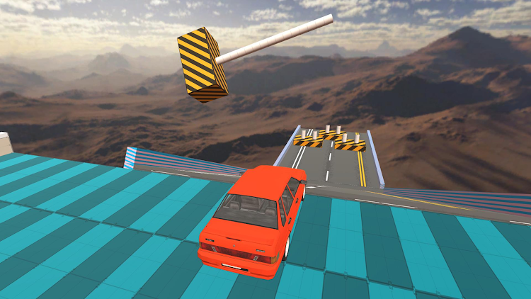 #8. Car Crash Stunt ramp: Spusk 3D (Android) By: LastCall