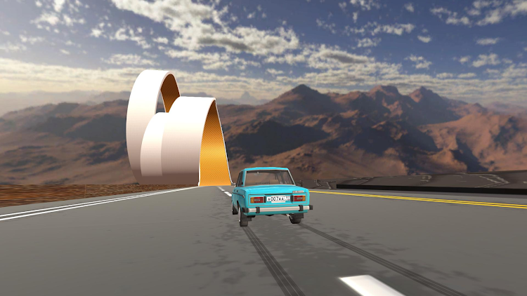 #10. Car Crash Stunt ramp: Spusk 3D (Android) By: LastCall