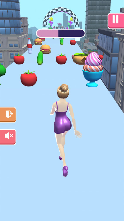 #3. Body Race 3D: Fat 2 Fit Run (Android) By: Dream Game Publishing