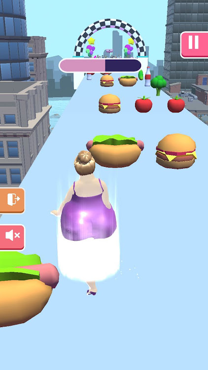 #5. Body Race 3D: Fat 2 Fit Run (Android) By: Dream Game Publishing