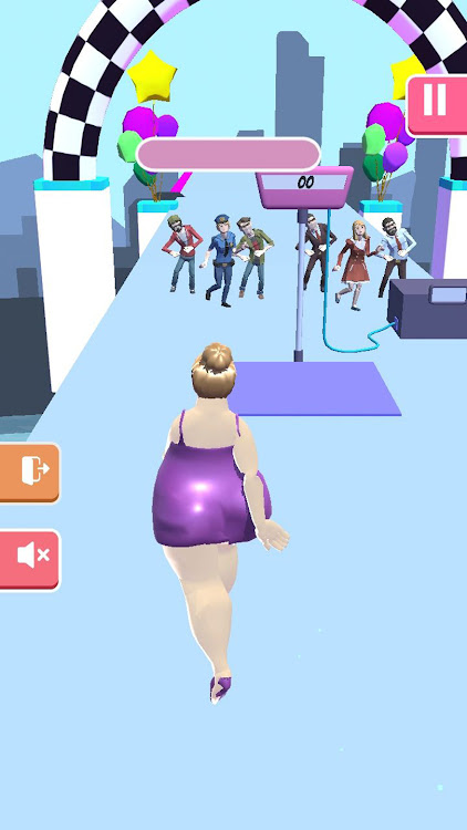 #6. Body Race 3D: Fat 2 Fit Run (Android) By: Dream Game Publishing