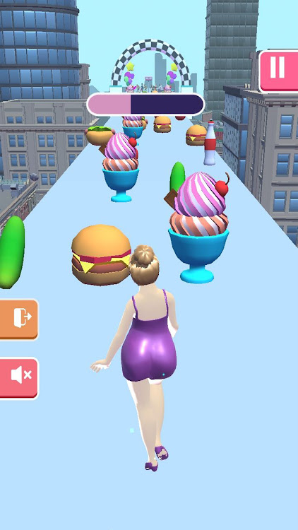 #10. Body Race 3D: Fat 2 Fit Run (Android) By: Dream Game Publishing