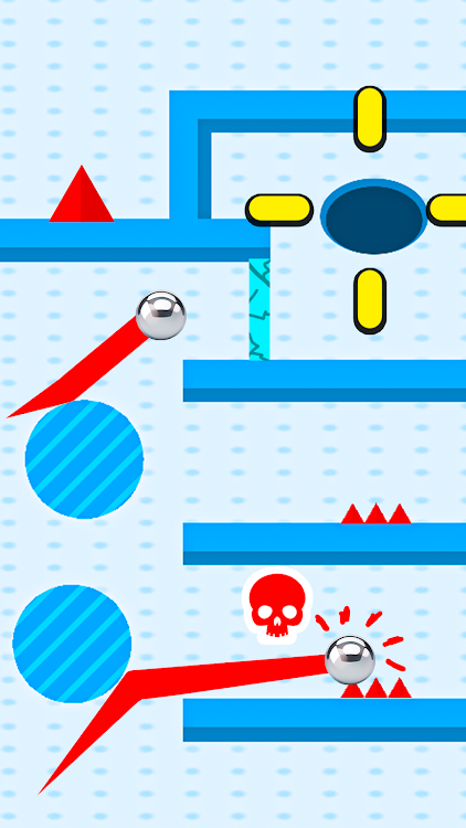 #8. Ball Escape - Bounce Puzzle (Android) By: bu4aru