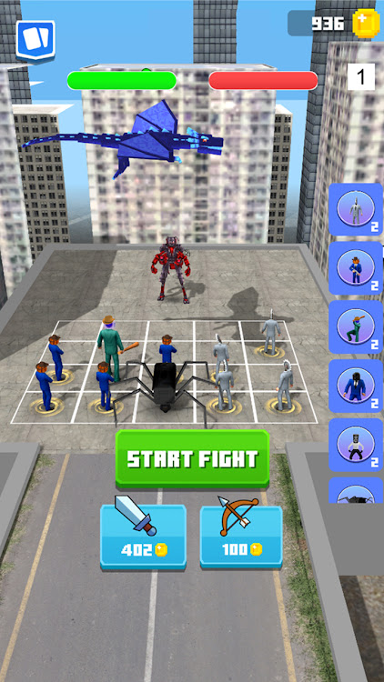 #10. Monster Battle Survivor Series (Android) By: Tiger 30 Studio