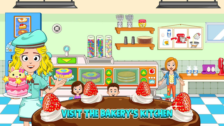 #3. My Town : Bakery (Android) By: My Town Games Ltd