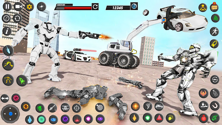 #2. Robots War– Car Transform Game (Android) By: Fast Games Studio Ltd.