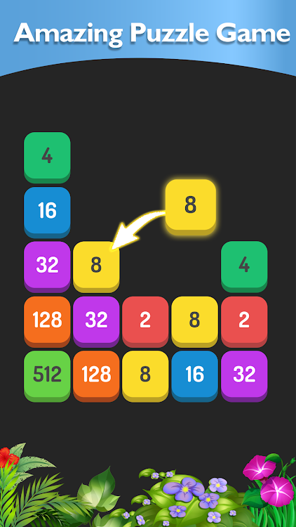 #2. Match the Number - 2048 Game (Android) By: Inspired Square FZE