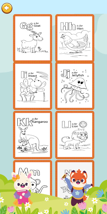 #7. Coloring Glitter Alphabets ABC (Android) By: Maya iMobile Inc.