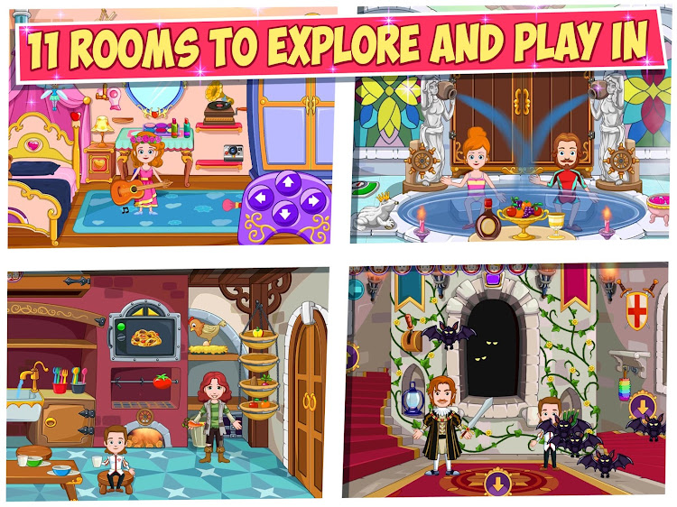 #5. My Little Princess : Castle (Android) By: My Town Games Ltd