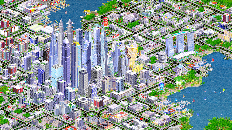 #7. Designer City: building game (Android) By: SGS - City Building Games