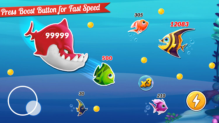 #6. Fish.IO Fish Games Shark Games (Android) By: Playful Pixel Studio