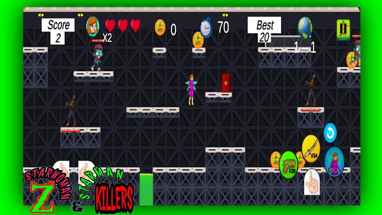 #5. Starwoman & Starman Z Killers (Android) By: R GAMES 2k19