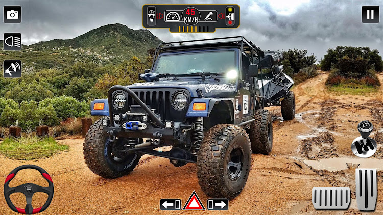 #3. Offroad Jeep Car Driving 4x4 (Android) By: Gaming Switch