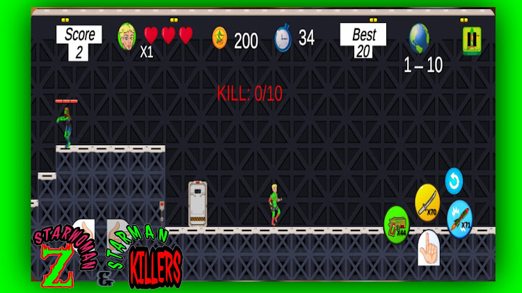 #6. Starwoman & Starman Z Killers (Android) By: R GAMES 2k19