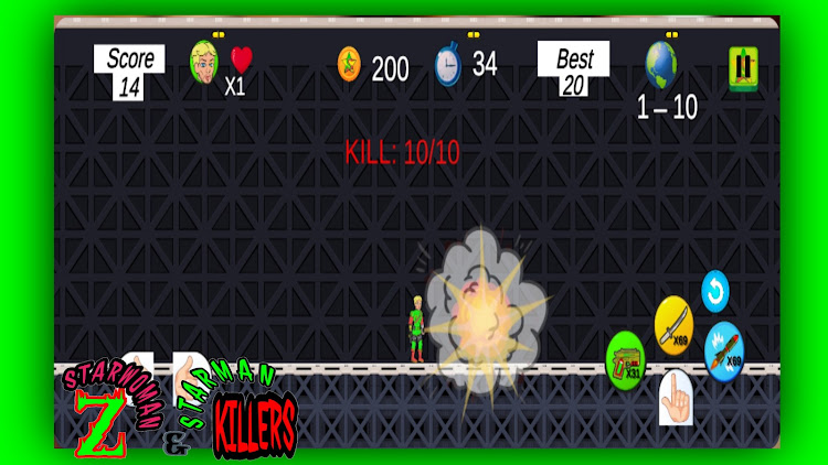 #8. Starwoman & Starman Z Killers (Android) By: R GAMES 2k19