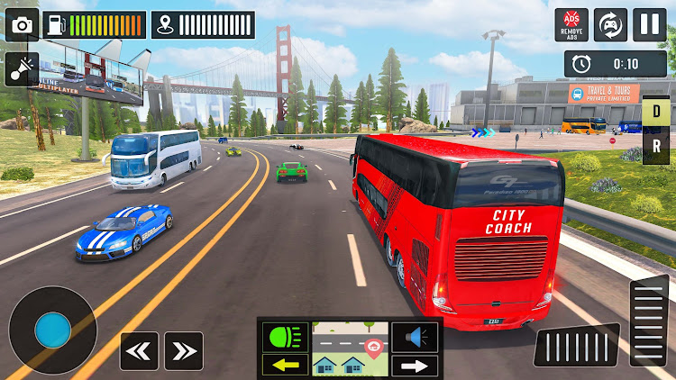 #2. Coach Bus Simulator Game 3D (Android) By: MR360 Gaming Studio