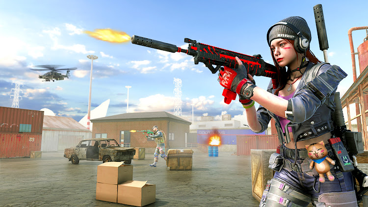 #3. 3d Commando Shooting Games FPS (Android) By: Playful Pixel Studio