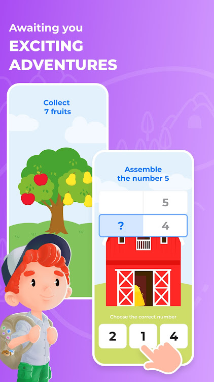 #2. Matsy: Math for Kids 1,2 grade (Android) By: Ilin Igor