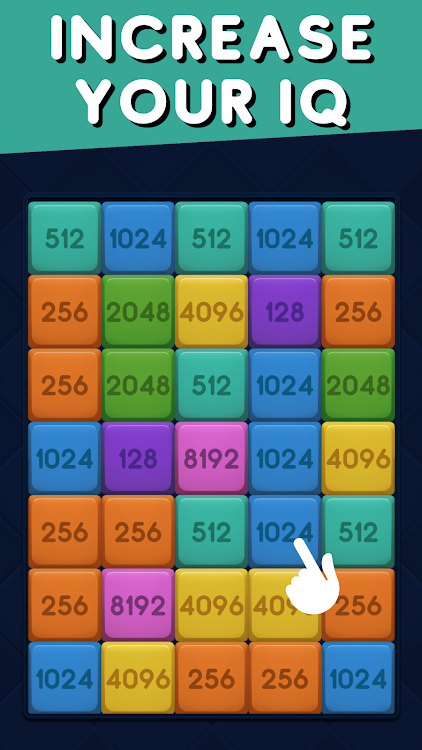 #3. 2048 Merge Cubes (Android) By: FlatMind Games