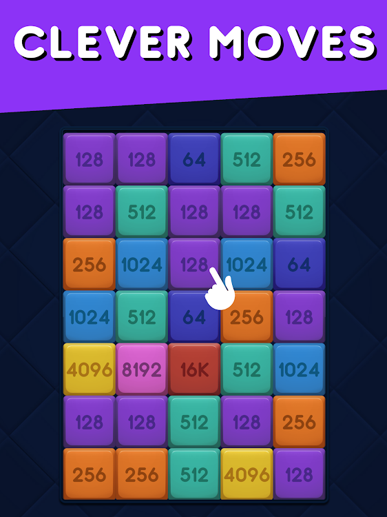 #8. 2048 Merge Cubes (Android) By: FlatMind Games