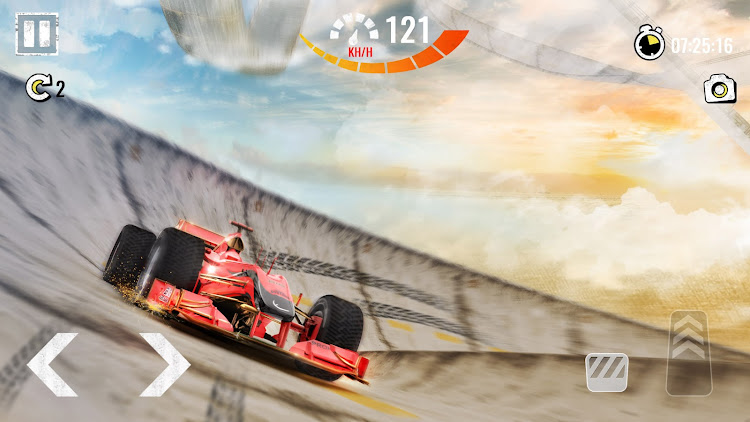 #2. Mega Ramp - Formula Car Racing (Android) By: Supercode Games