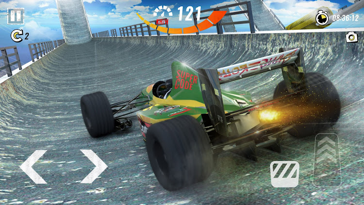 #3. Mega Ramp - Formula Car Racing (Android) By: Supercode Games