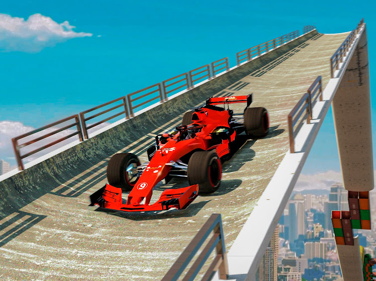 #7. Mega Ramp - Formula Car Racing (Android) By: Supercode Games