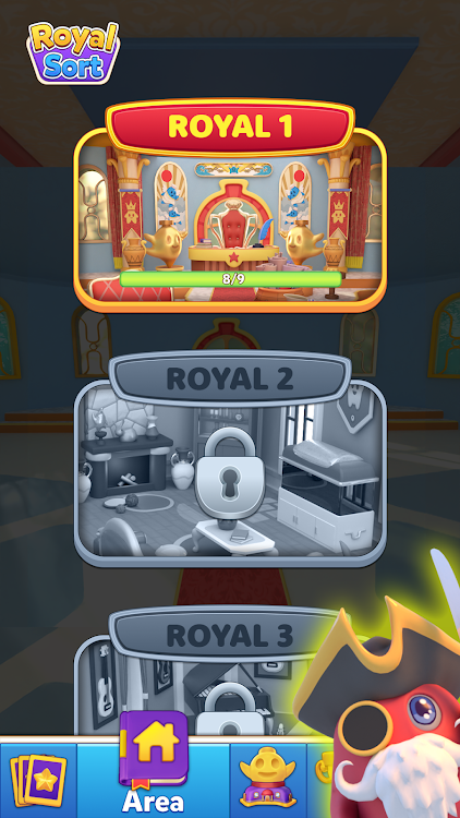 #4. Royal Sort (Android) By: Pawn Spirit