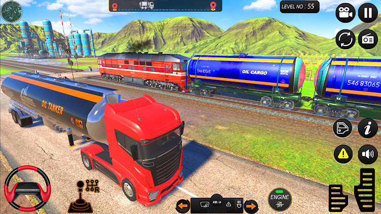 #3. Oil Tanker Truck Simulator 3D (Android) By: Moba Radar Games