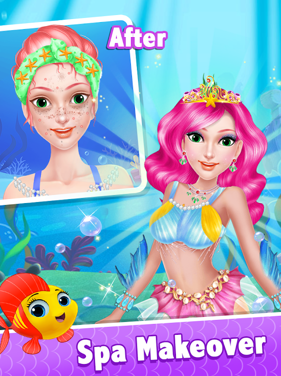 #2. Mermaid Makeover Spa & Salon (Android) By: Supergirl Game Studio