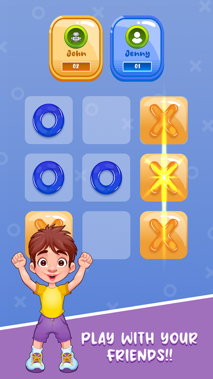 #3. Tic Tac Toe - Mind Relaxing (Android) By: Kessi Infotech