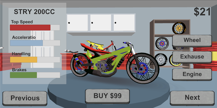 #3. Indonesia Drag Bike Racing 3D (Android) By: Mari Berkembang