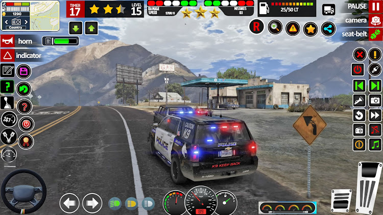 #7. US Police Prado Parking 3D (Android) By: Samo Games Hub