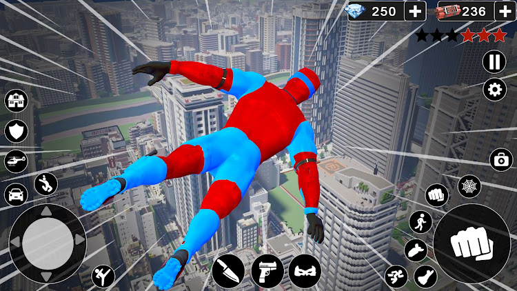 #6. Spider Rope Hero Man Game (Android) By: Rahim gaming studio